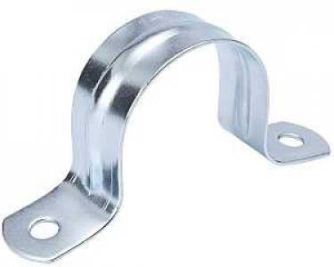 10Pk 1/2" Galv Pipe Strap