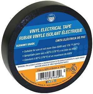 3/4"x60' BLK Vinyl Electric Tape