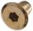 1/4-20 Brass Joint Conn Nut