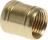 Brass 1/8" Short Coupling