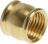 Brass 1/4" Barrel Coupling