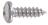 8x1/2 Automotive Trim Screw