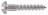 4x1/2 CP RH Wood Screw