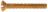 8-32x3/8" OH Brass Screw