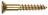 6x1-1/2 FH BR Wood Screw