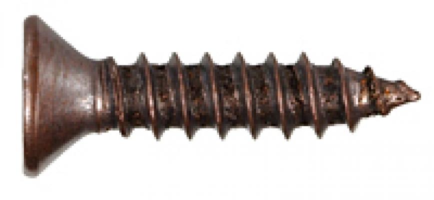 1/2x4 Copper FH Decorative Screw