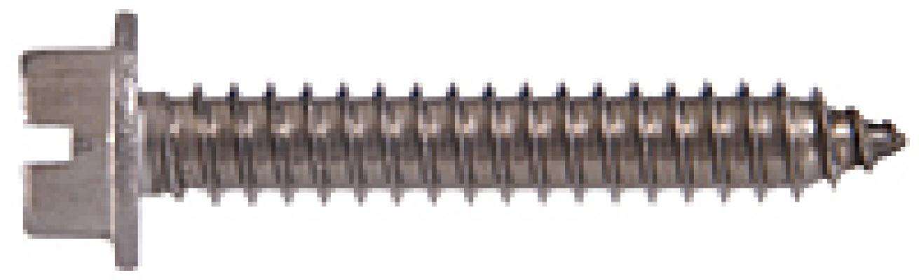 10x1-1/4 SS Hex Metal Screw