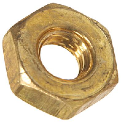 4-40 Brass Hex Nut