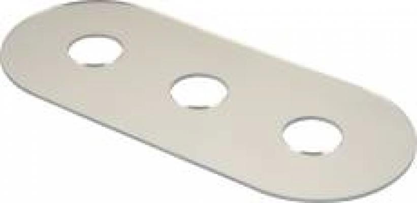 Three Handle Faucet Cover Plate