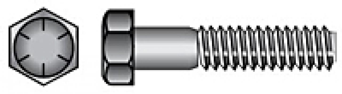 3/4-16x2-1/2 GR8 Hex Cap Screw