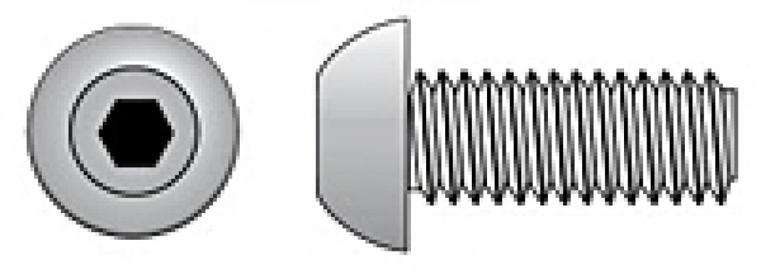 M3-0.50 x 20  BH Machine Screw