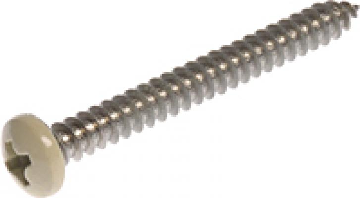 10x1/2 Beige SS PH Metal Screw