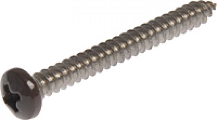 10x1/2 Brown SS PH Metal Screw