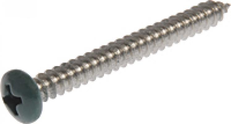 10x1/2 Green SS PH Metal Screw