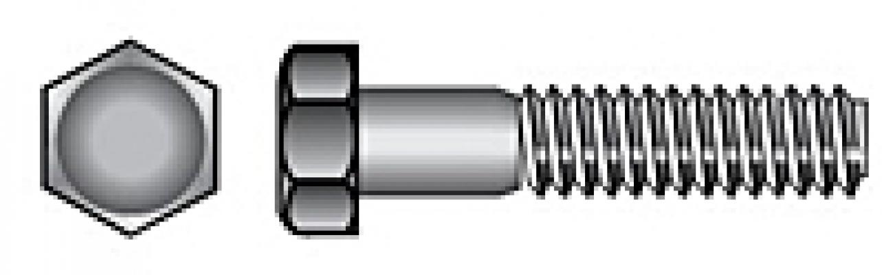 M6-1.00x16 SS Hex Cap Screw