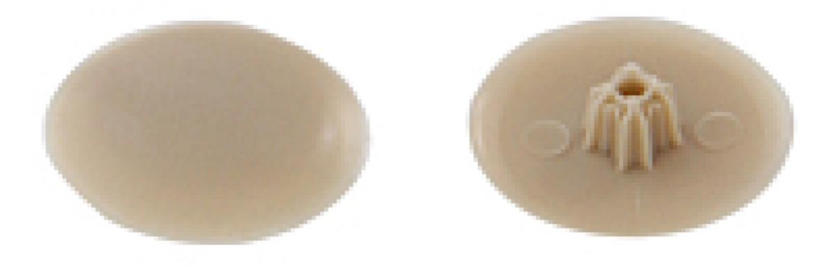 Nylon Screw Cover, Beige