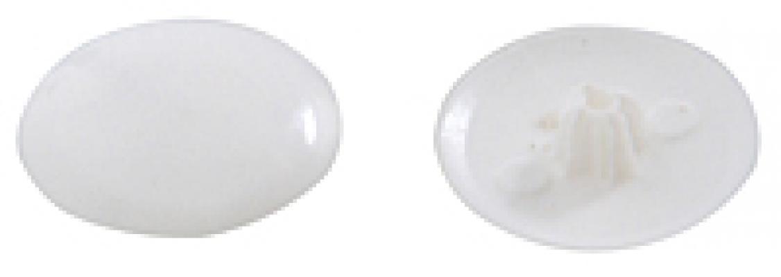 Nylon Screw Cover, White