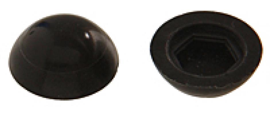 Black Hex Head Screw Cover