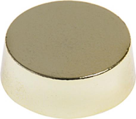 Brass 1/8F Round Lockup Knob