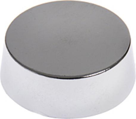 Chrome 1/8F Round Lockup Knob