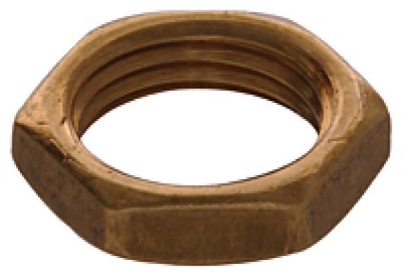 1/8"NPT Brass Hex Locknut