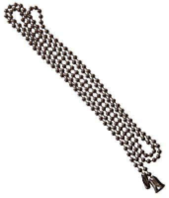 36" Nickel Beaded Chain Pull
