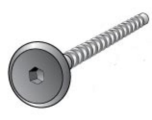 1/4x2-3/8 Bronze Connector Bolt