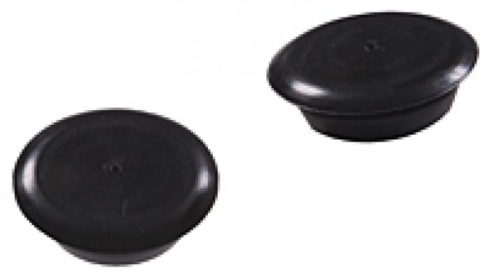3/8" Black Nylon Button Plug