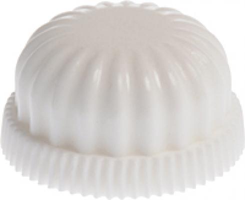 White 1/3F Thread Plastic Cap