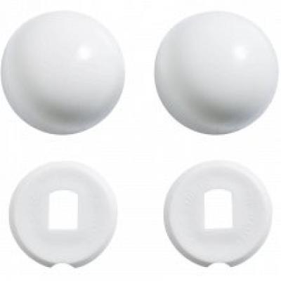 Earthen White Toilet Bolt Cap