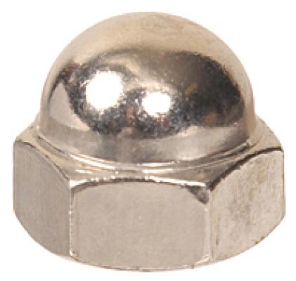 6-32 Nickel Acorn Nut Cap