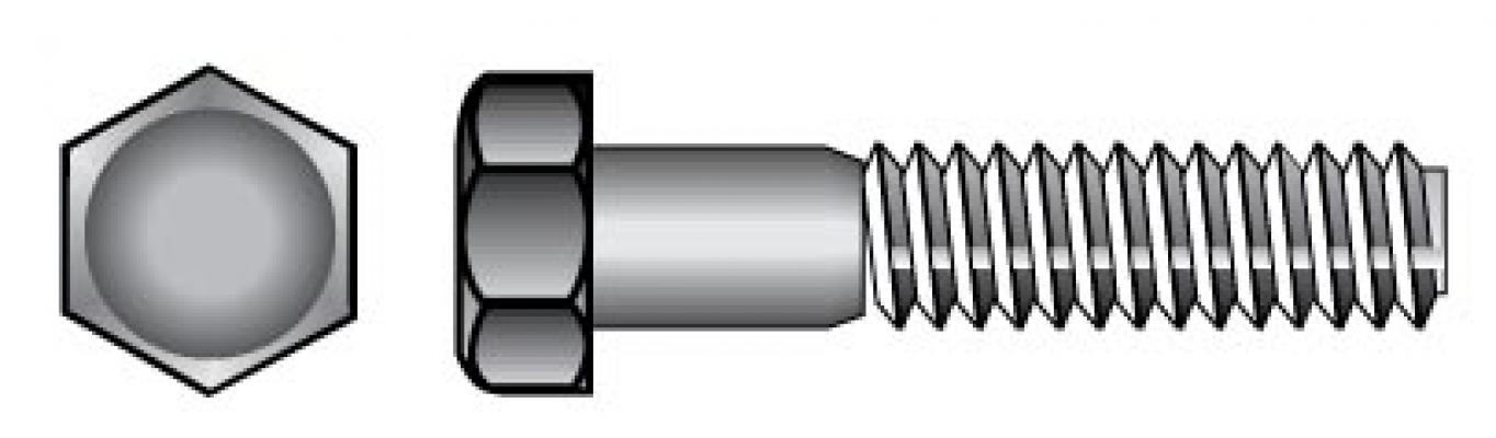 7/16-20x1-3/4 Chrome Hex Cap Scr