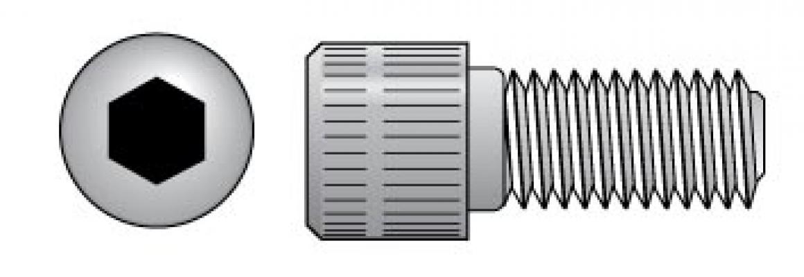 3/8-16x2-1/4 Chrome SH Cap Screw