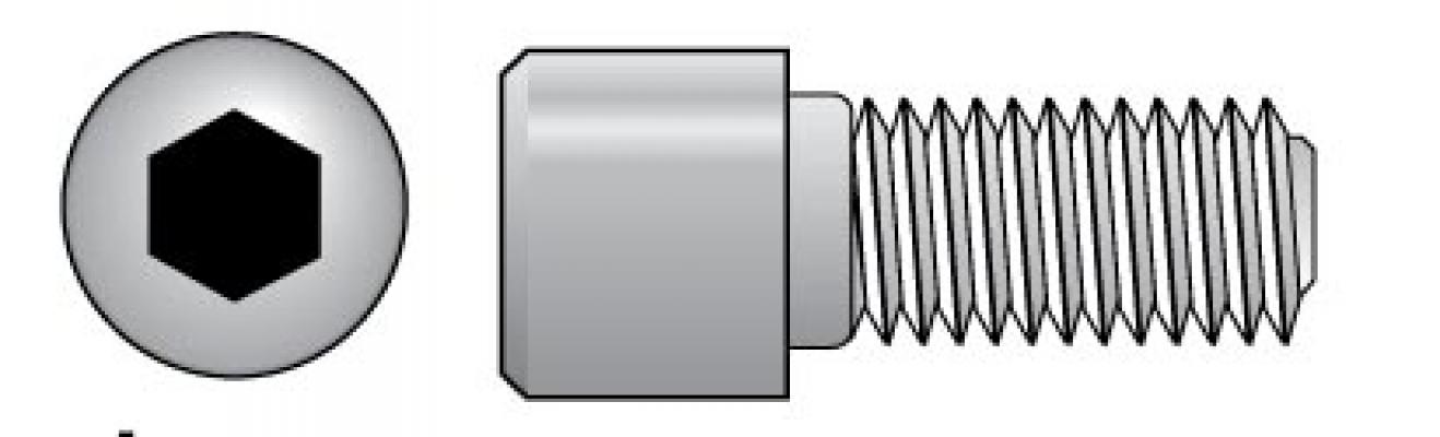 1/4-20x1-3/4 Chrome SH Cap Screw