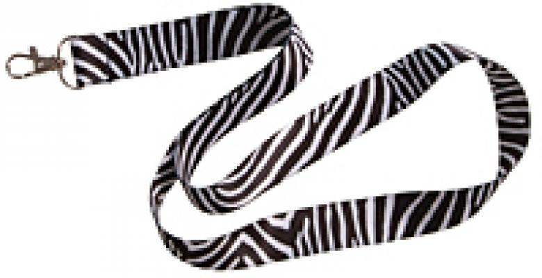 Zebra Lanyard