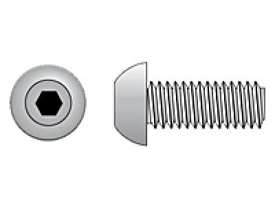 3/8-24x1 Chrome BH Cap Screw