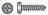 10x1/2 Black SS PH Metal Screw