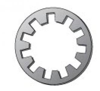 #10 Chrome Internal Lock Washer