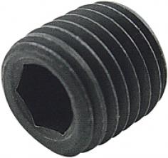 1/2" NPT Black Countersunk Plug