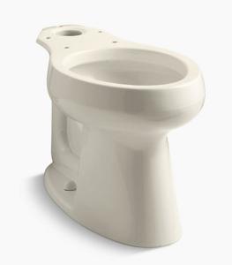 Highline Almond Elongated Bowl