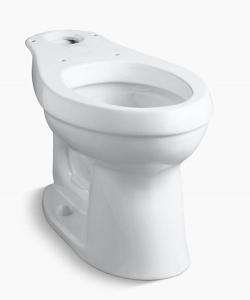 Cimarron White Elongated Bowl