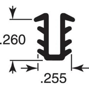 P7750 U2352 Glazing U Channel