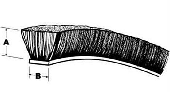 .200x1/4 Pile Weather-Strip /ft