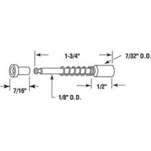 Screen Plunger Latch Aluminum