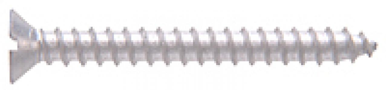 8x1-1/2 FH Alum Wood Screw