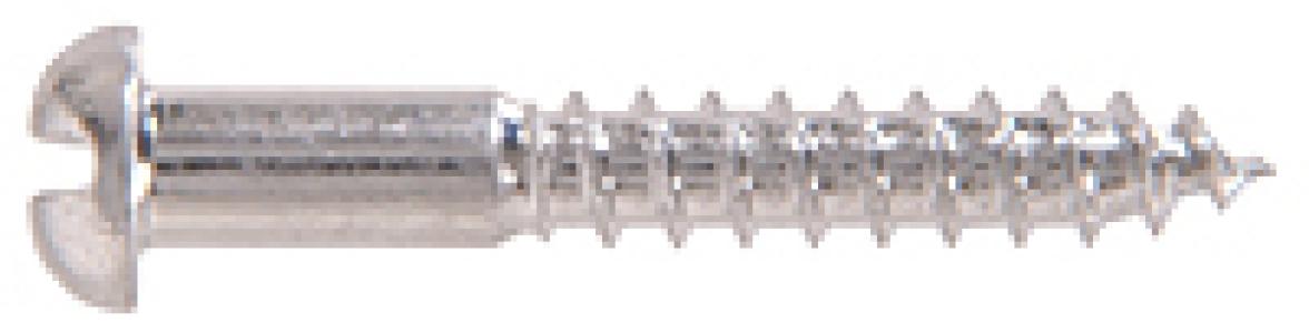 8x3/4 RH Alum Wood Screw