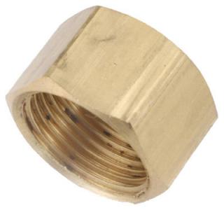 1/4" Brass Compression Cap