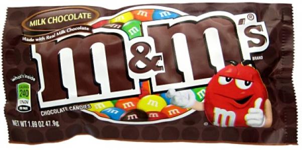 M&M Plain Chocolate Candy