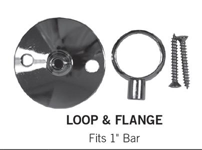 Loop & Flange 1" OD