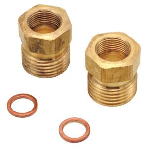 3/8Fx1/2MIP Adapter Fitting Pair